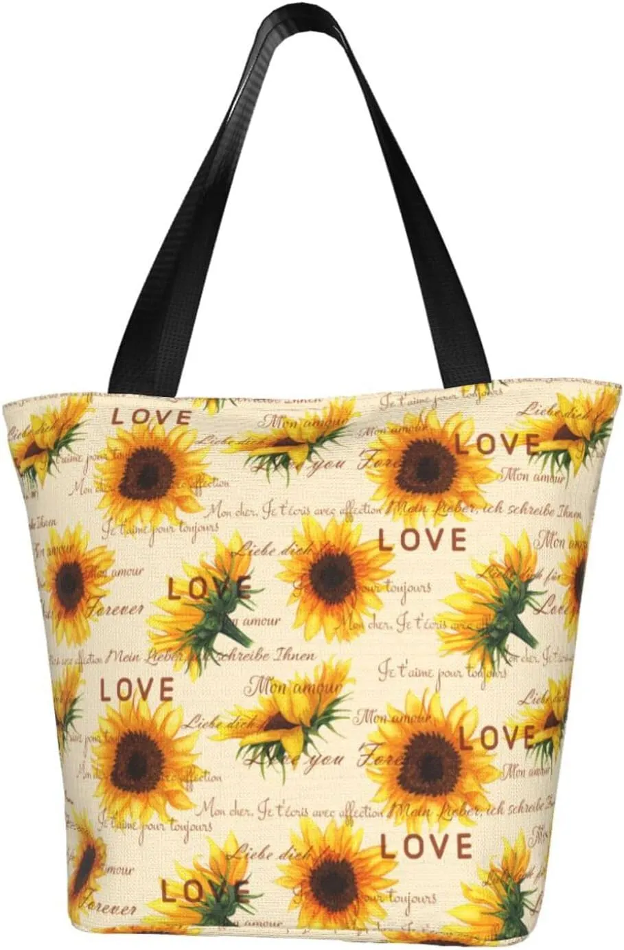 Tote Bag for Women, Reusable Grocery Bags Shopping Bags, Canvas Tote Bag Large Tote Bags for Women