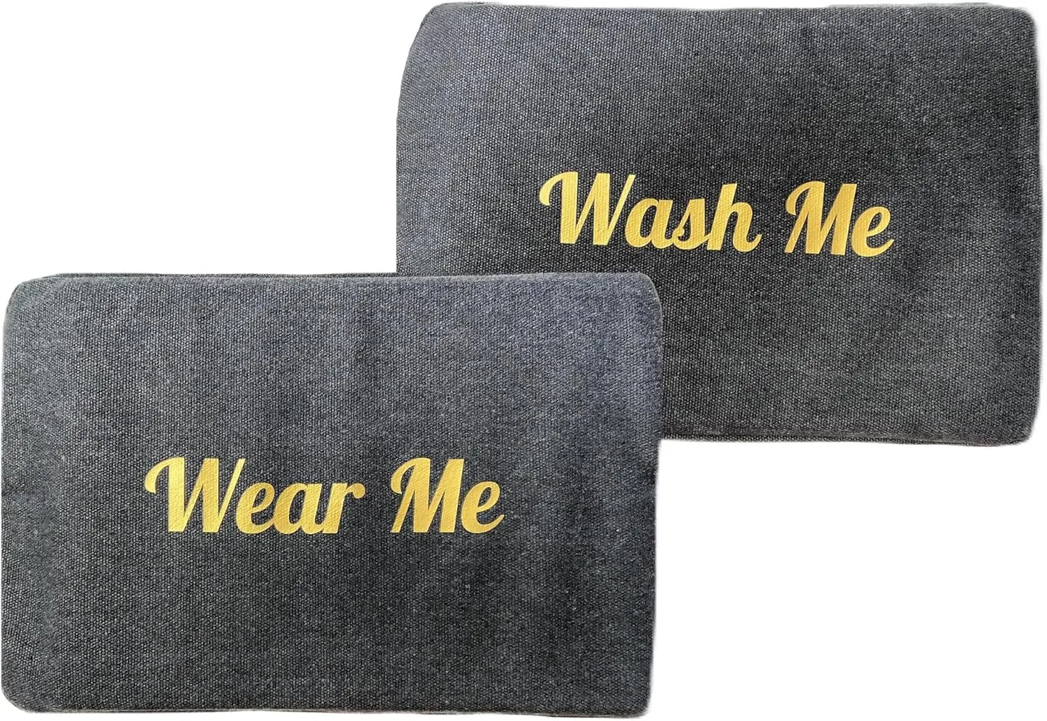 Travel Fanatics Wear Me, Wash Me Bag – 2-Sided Travel Laundry Bag with Stylish Design – Lightweight, Portable, and Durable Canvas Laundry Bag Organizer for Clean and Dirty Clothes