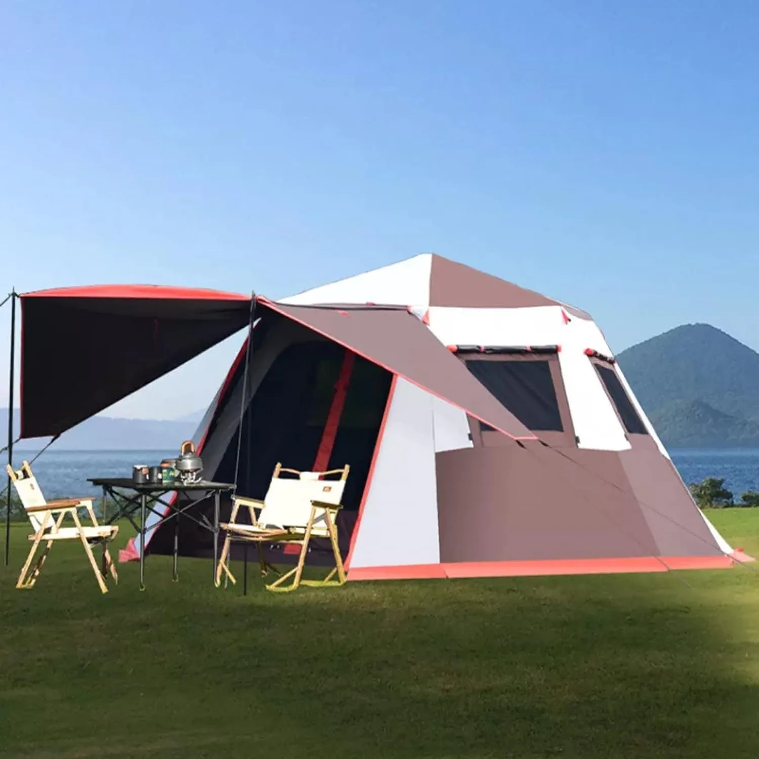 Travel Tent Outdoor Tent Automatic Portable Rainproof Camping Travel Picnic Mountain Climbing Fishing Tent