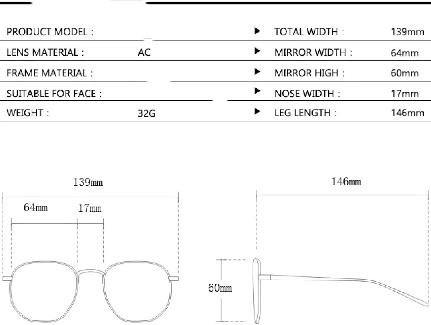 Trendy Sunglasses Women Oversized Polygonal Metal Frame Sun Glasses Female Vintage Travel Shades Eyewear Uv400