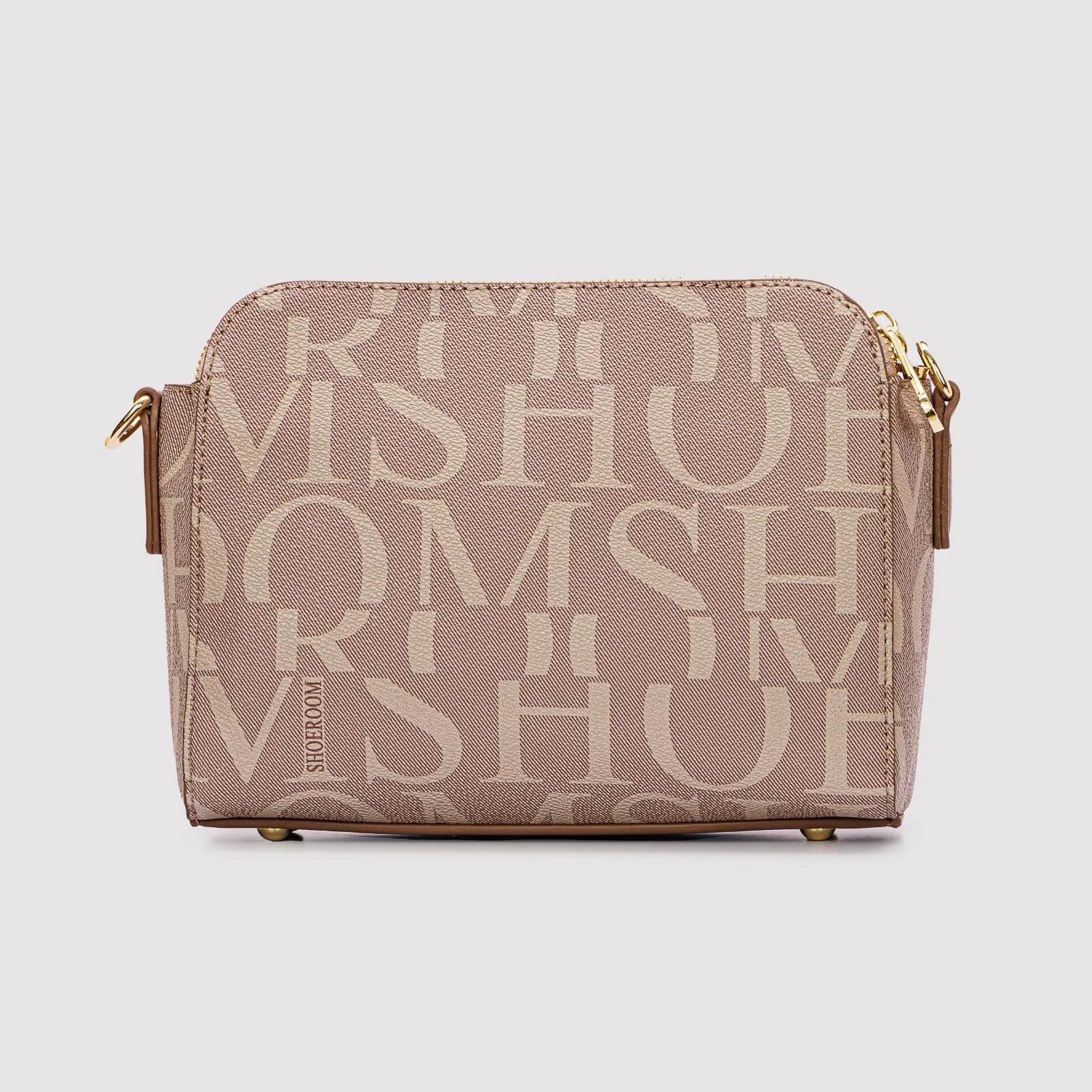 Triple Zipper Printed Cross Bag