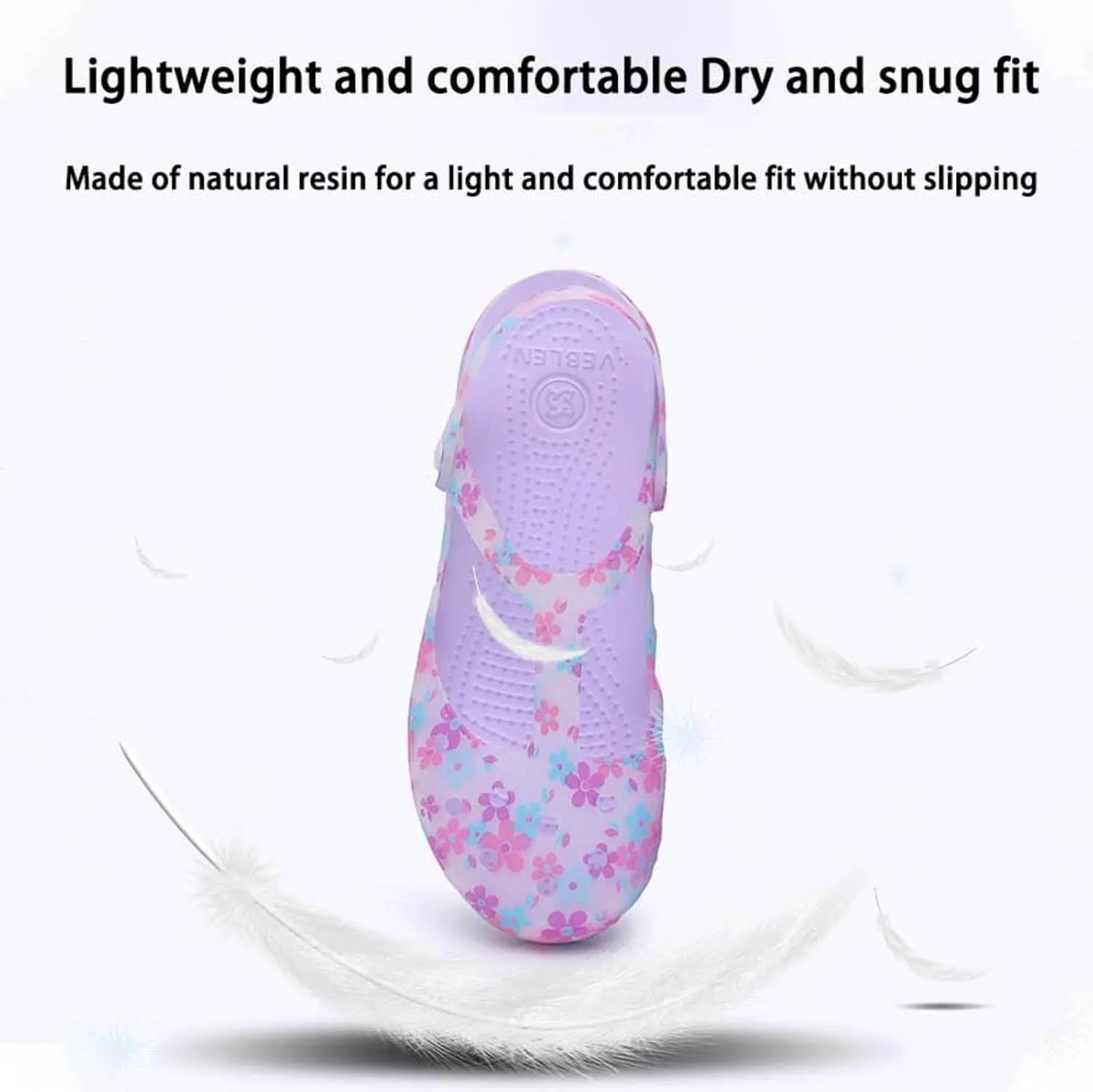 TZUFA Shoes for Women Travel Slippers for Women Garden Shoes,A-8