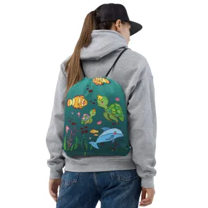 Underwater Adventure - Marine Life Drawstring