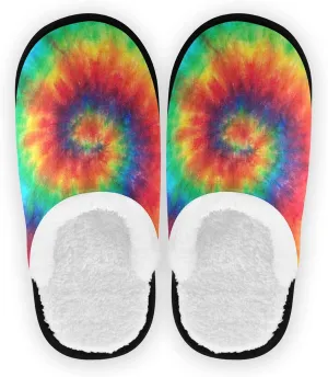 Unisex Slippers Fuzzy Feet Plush Cotton Slippers Anti-Slip Warm House Shoes M/L