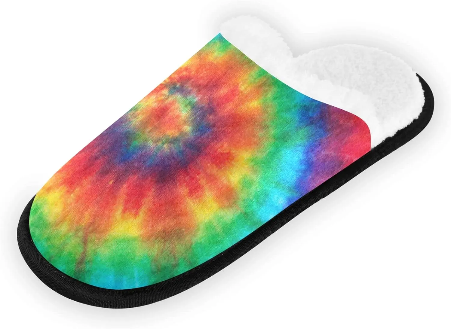Unisex Slippers Fuzzy Feet Plush Cotton Slippers Anti-Slip Warm House Shoes M/L