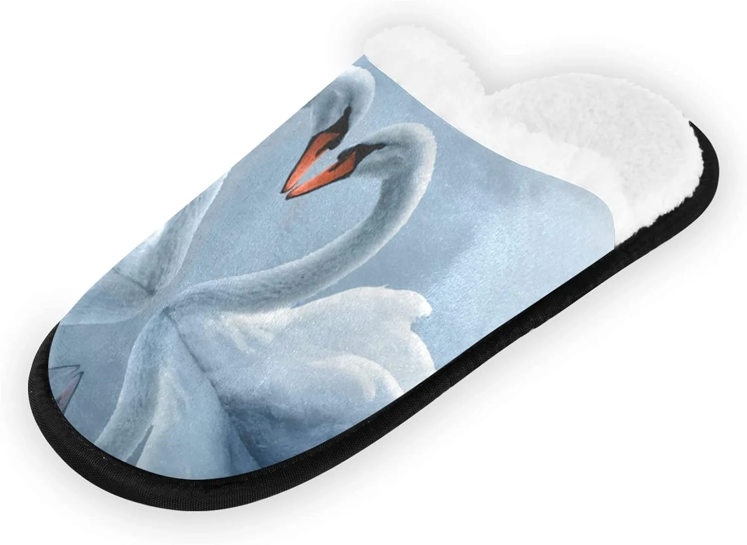 Unisex Slippers Fuzzy Feet Plush Cotton Slippers Anti-Slip Warm House Shoes M/L