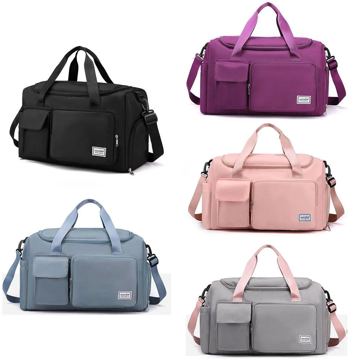 Unisex Waterproof Portable Travel Luggage Carry On Shoulder Hand Duffle Bag