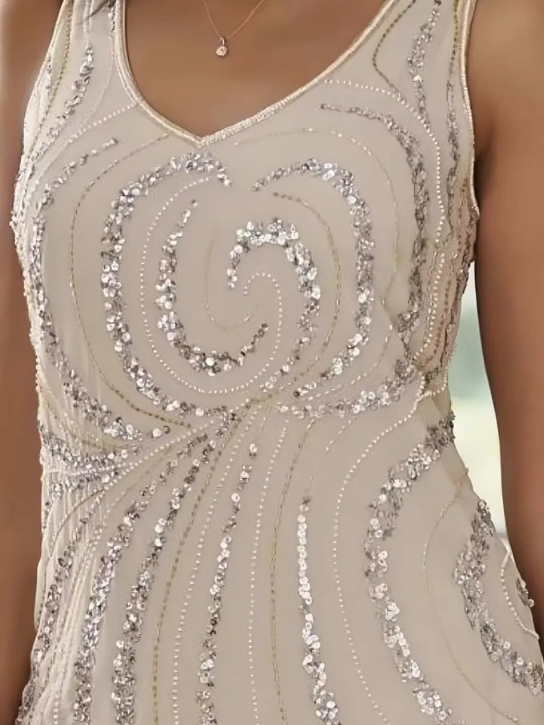 UZN 2 Pieces Chiffon Mother of The Bride Dresses 2025 with Jacket Sequin Chiffon Long Sleeve Formal Gowns