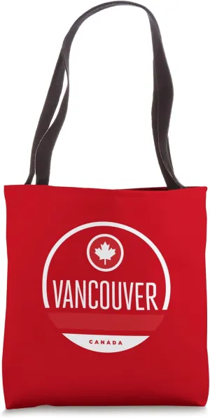 Vancouver Canada Graphic Flag Tote Bag