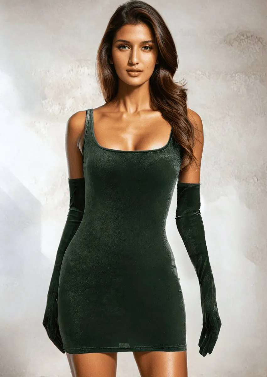 Velvet Mini Dress