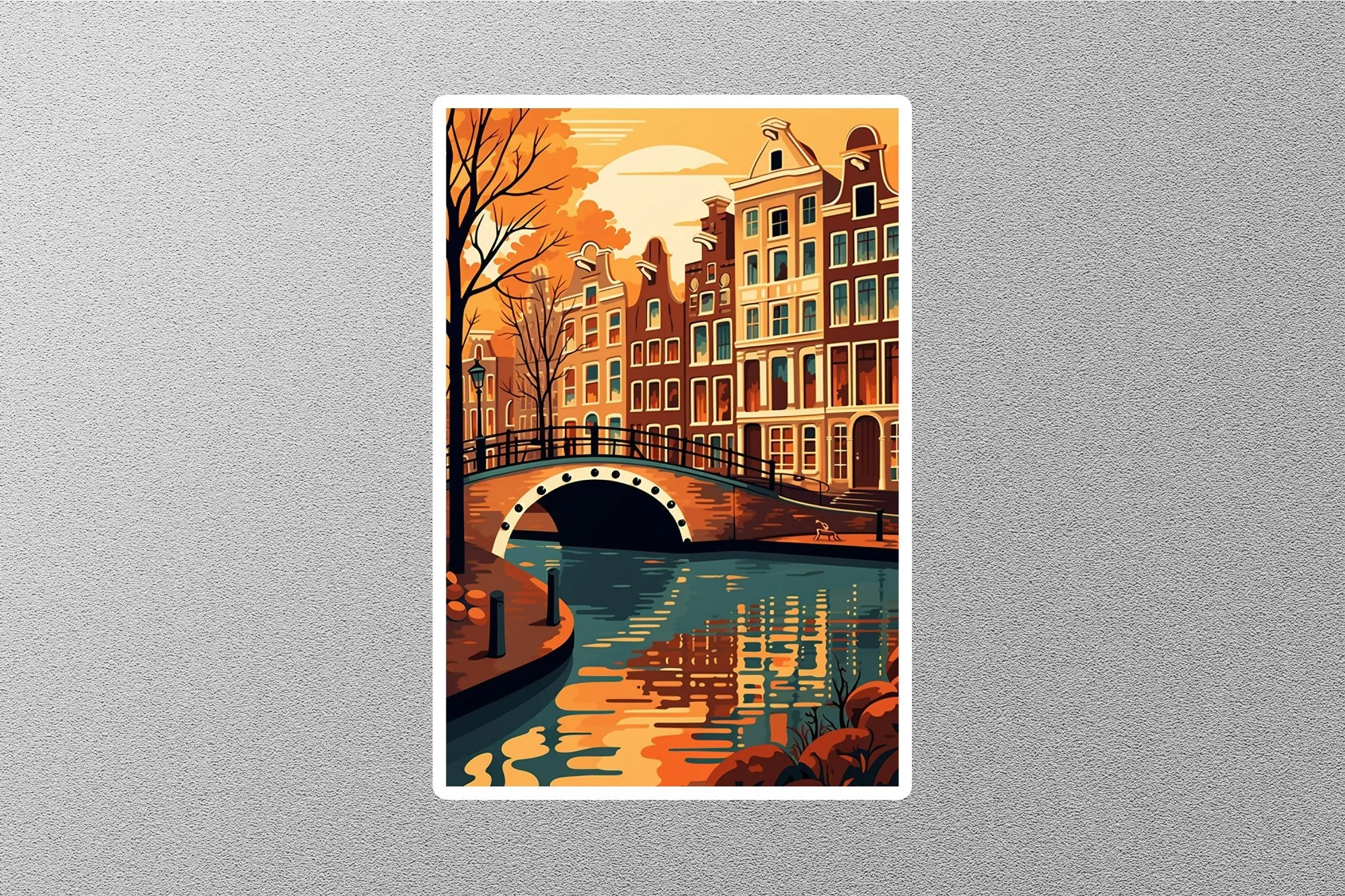 Vintage Amsterdam 6 Travel Sticker