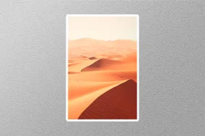 Vintage Desert Sand Travel Sticker