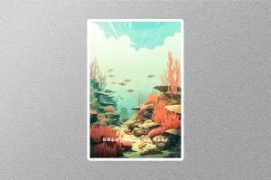 Vintage Great Barrier Travel Sticker