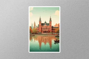 Vintage Rijksmuseum Travel Sticker