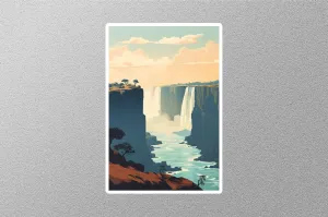 Vintage Zimbabwe Travel Sticker