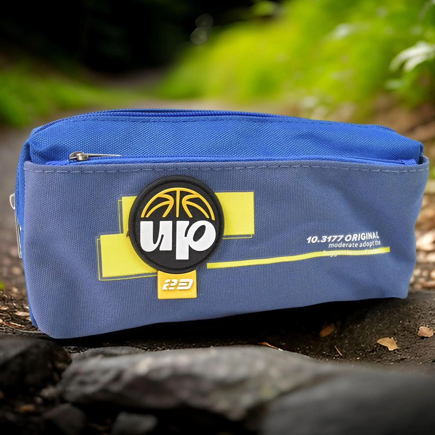 Waterproof 2-Compartment Pencil Pouch for Students
