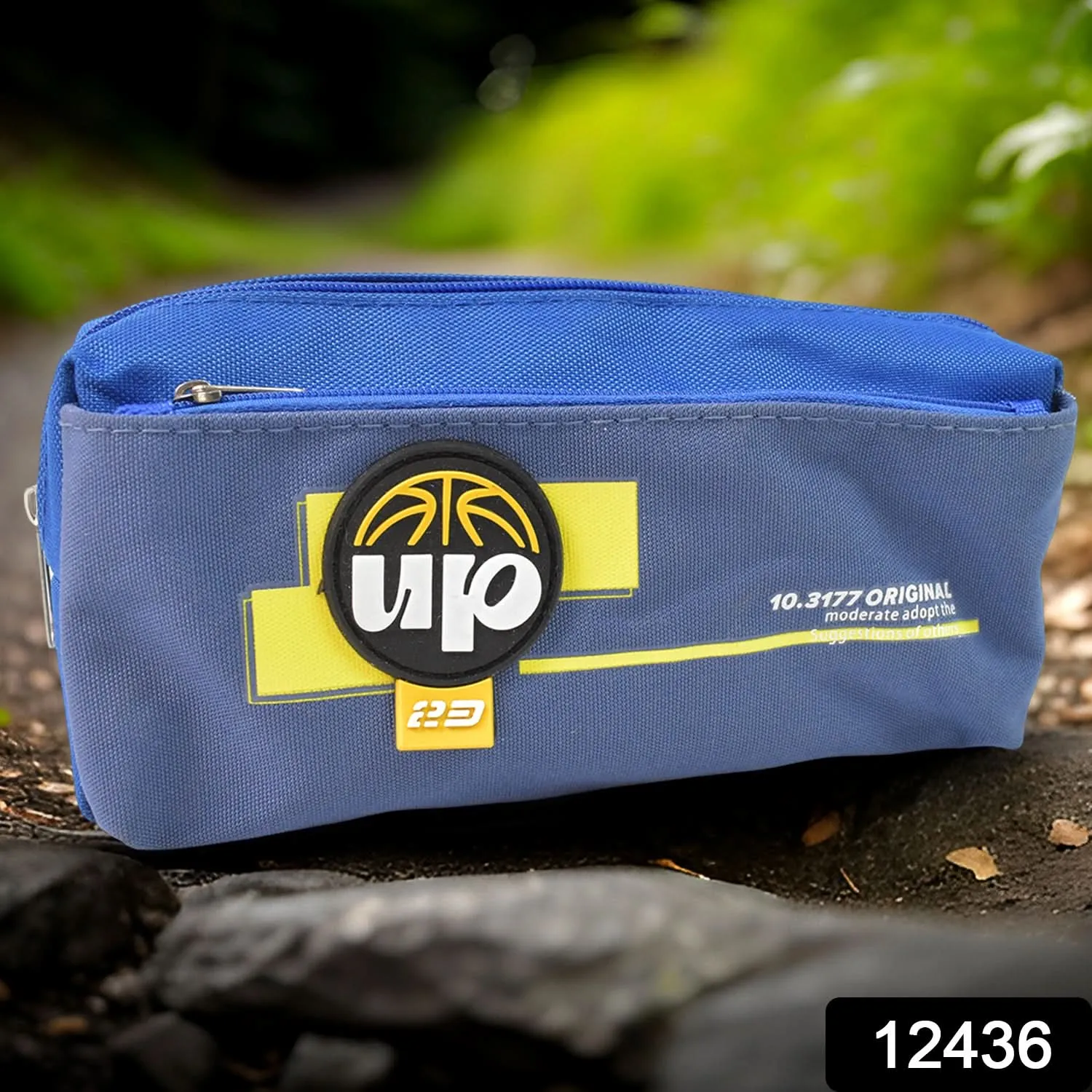 Waterproof 2-Compartment Pencil Pouch for Students