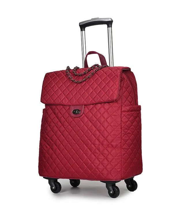 Waterproof Travel Luggage with Wheels – Large Capacity Bag