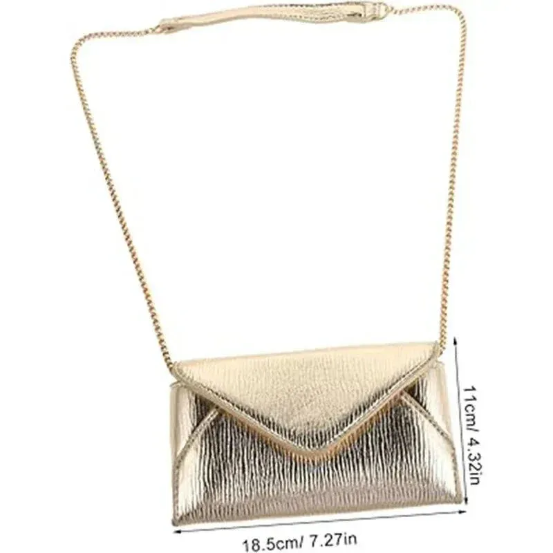 Womens Bag Fashionable Small Square Shoulder Bags Mini Chain Envelope Crossbody Bag Women Clutch Handbags Purse