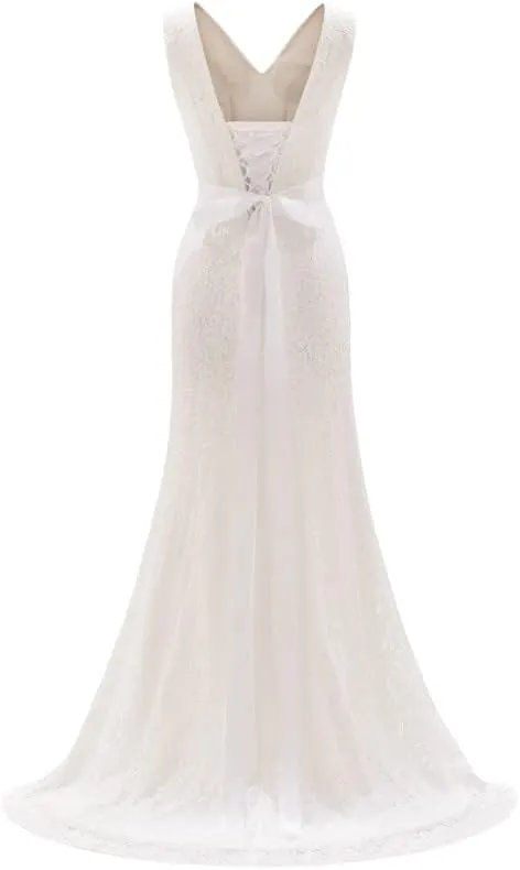 Women's Lace Mermaid Bridal Wedding Dresses
