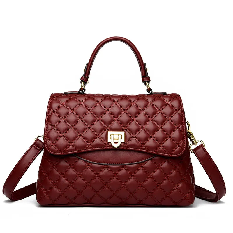 Women's Leather Atmospheric Trendy Shoulder Bag
