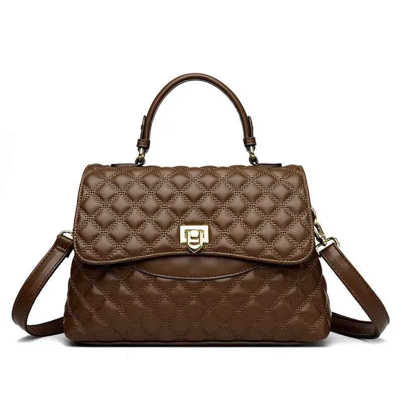 Women's Leather Atmospheric Trendy Shoulder Bag