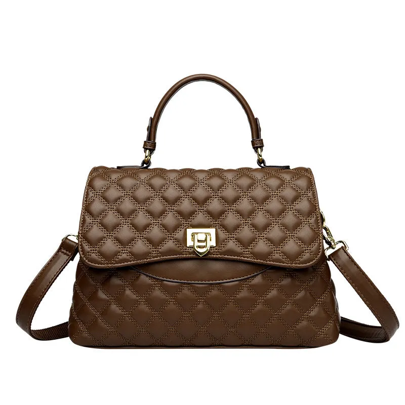 Women's Leather Atmospheric Trendy Shoulder Bag