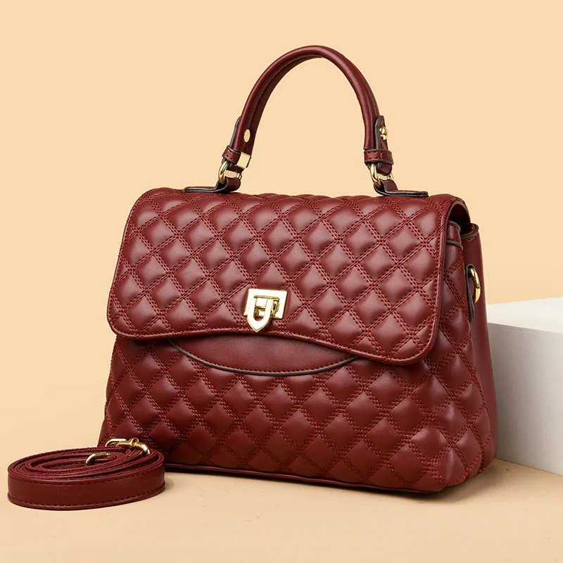 Women's Leather Atmospheric Trendy Shoulder Bag