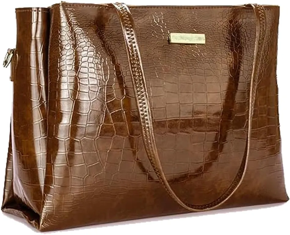 Women's Leather Tote Handbag – Spacious, Multifunctional Shoulder Bag with Stylish Design, Ideal for Daily Use