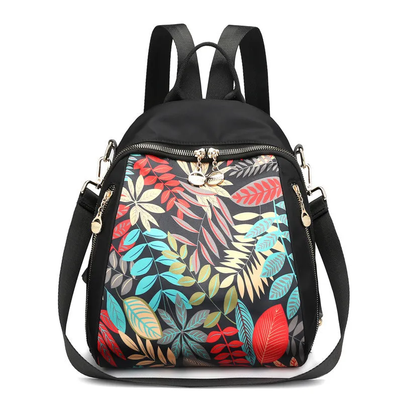 Women's Printing Stylish Oxford Cloth Fashion High Backpacks