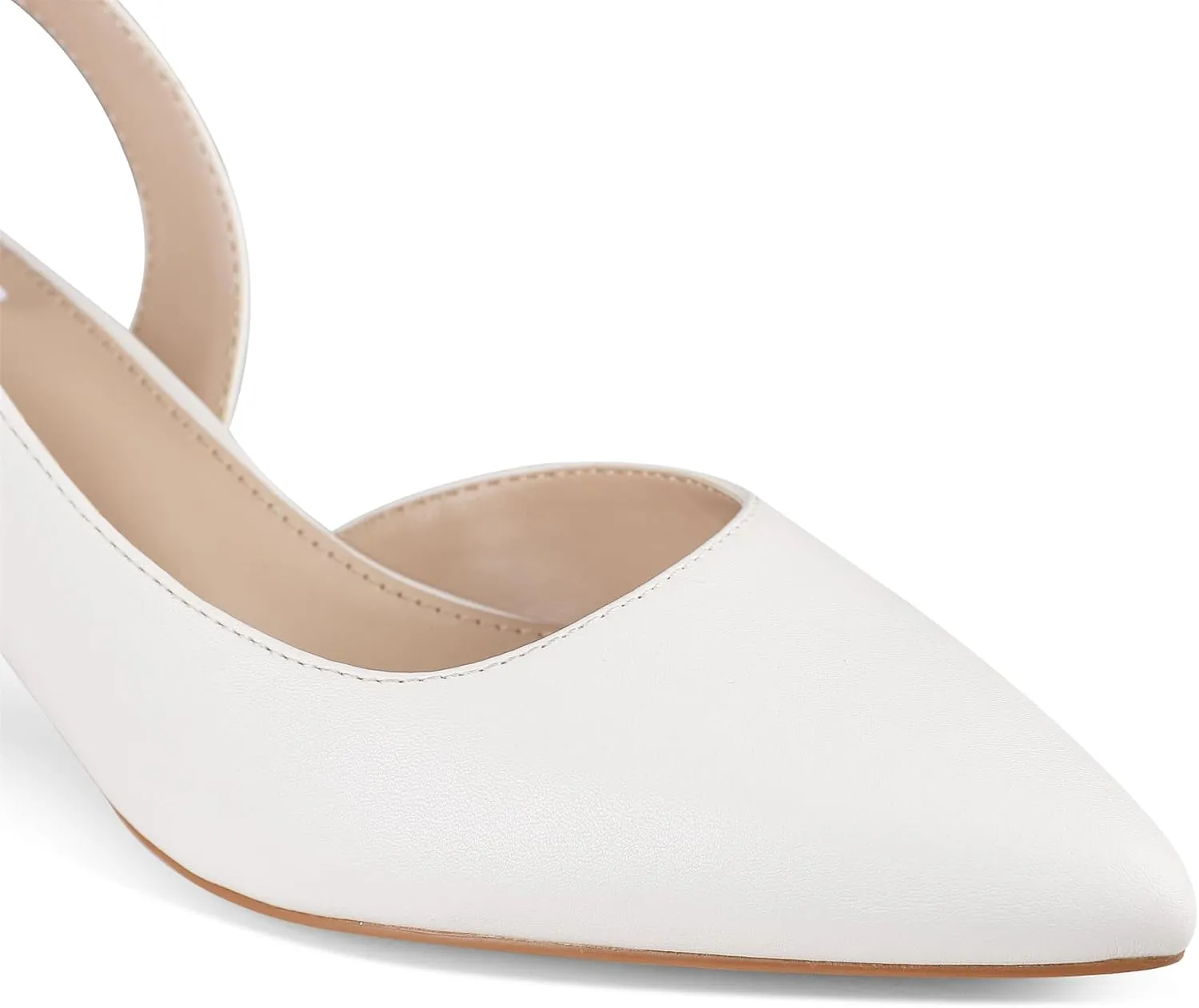 Women's Pumps, Slingback Kitten Heels Pointed Toe Suitable Wedding Party Match Dress Sexy Evening Shoes Heels