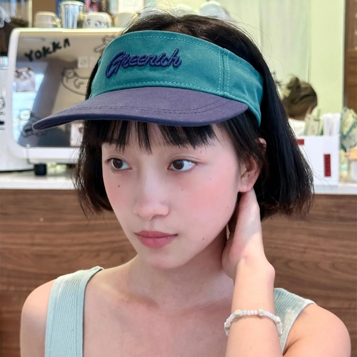 Women's Sun Visor Hats Summer UV Protection Beach Cap Adjustable Sport Visors Stylish Sun Hat for Outdoor Activities