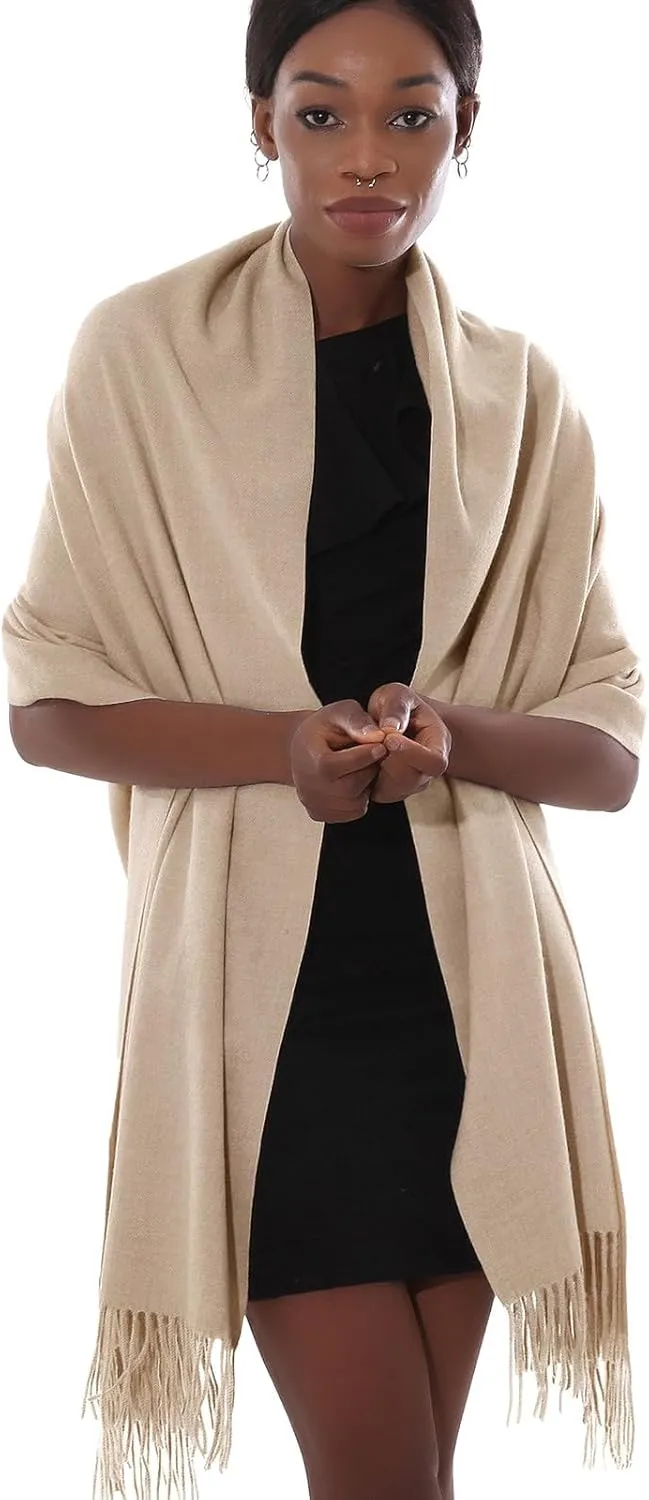 Womens Winter Scarf Pashmina Shawls and Wraps for Evening Dresses Warm Blanket Scarf for Wedding