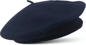 Women's Wool French Beret – Stylish, Chic & Cozy Parisian Unisex Hat for All Seasons