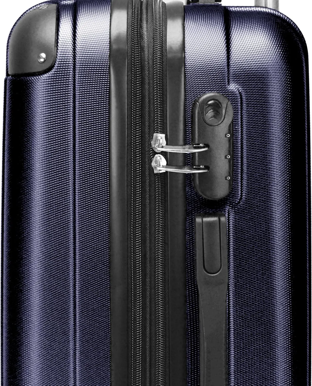 World Traveler Kemyer Quest Hardside Lightweight Expandable Spinner Suitcase Luggage, Navy, 20-inch