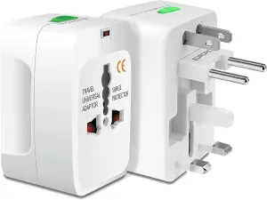 Worldwide Power Adapter Works for Sony VPL-EX435 is Universal for 90% of Travel Between US/EU/CN/AUS/NZ/UK Type