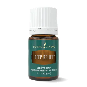 Young Living Deep Relief, 5ml | Portable Essential Oil Blend | Soothing for Muscle Massage After Exercise | Refreshing, Cooling Sensation | Natural & Organic | Perfect for The Gym
