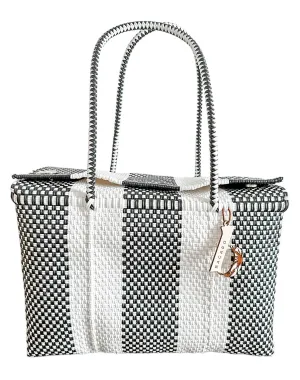 Zebra Handwoven Bag