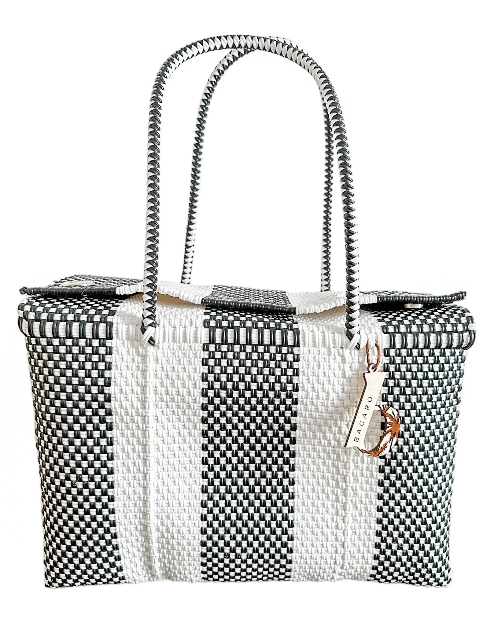 Zebra Handwoven Bag