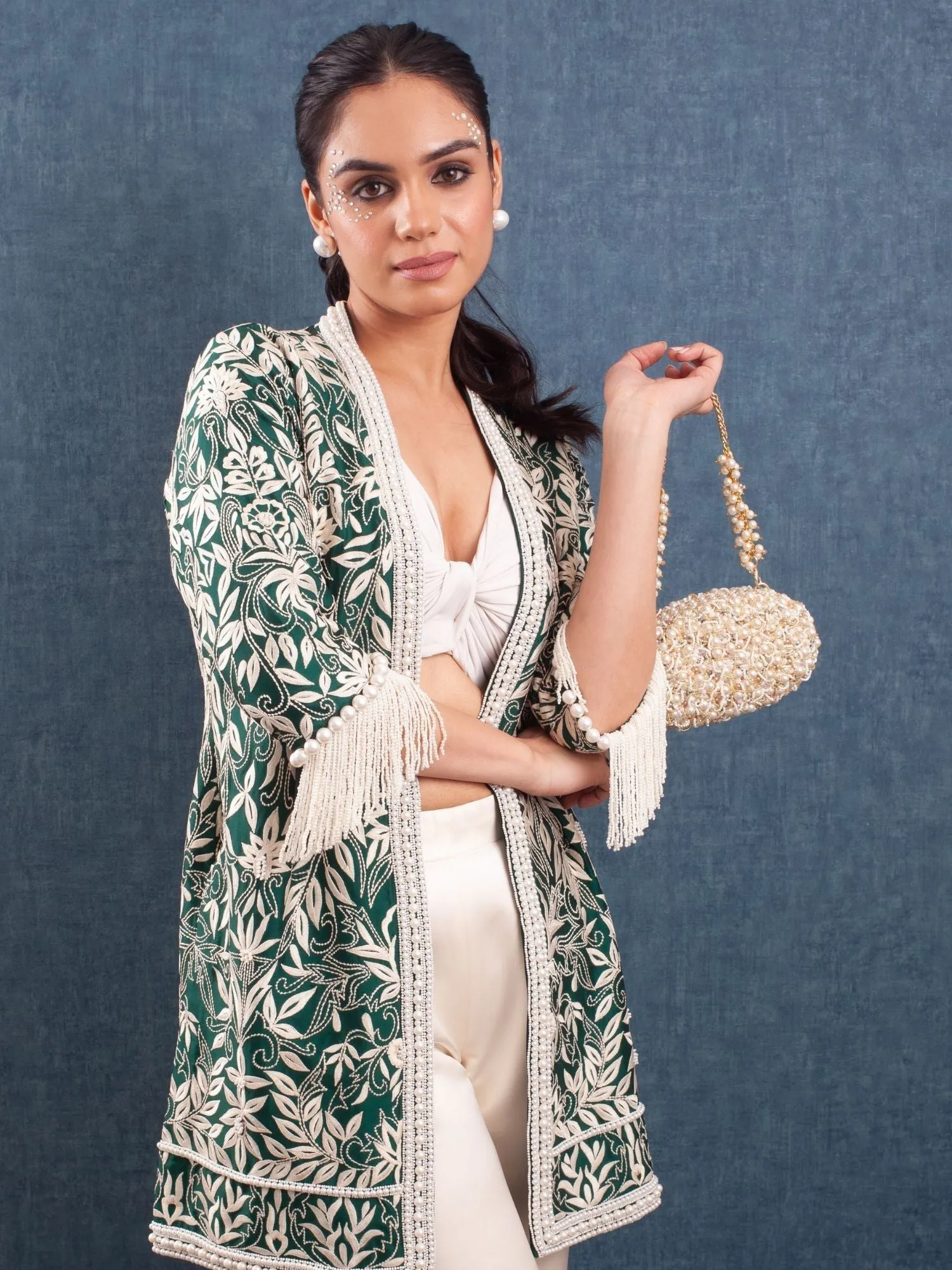 Zuri Oval Evening Clutch - Without Tassels